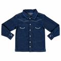 True Blue | Kids' Western Denim Long-Sleeve Button-Up