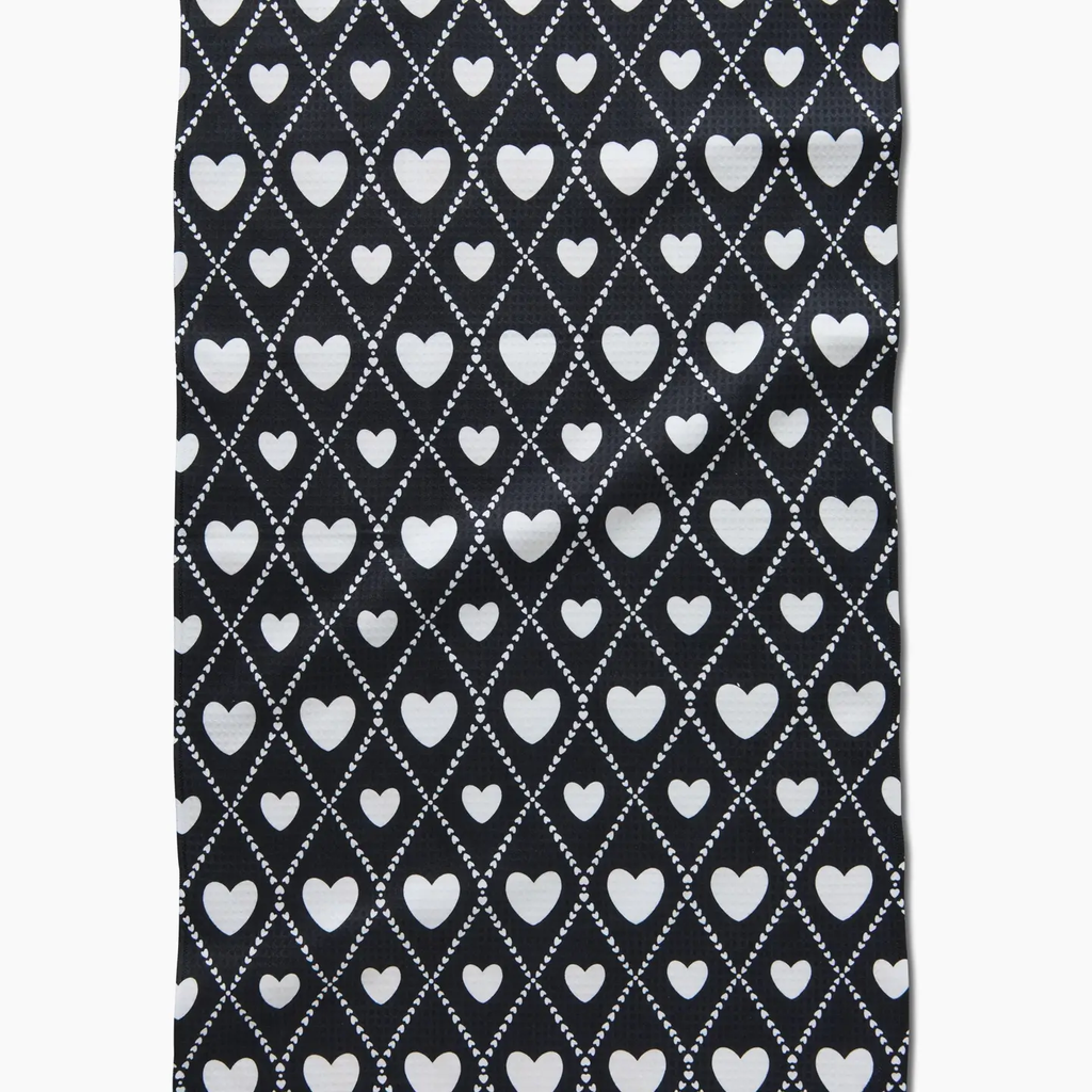 Onyx Love Lattice Luxe Hand Towel