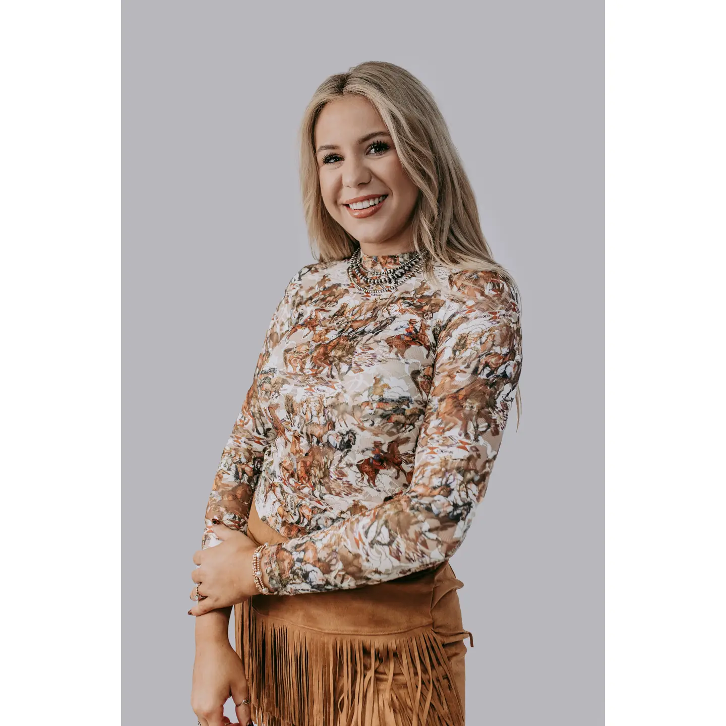 Buckaroo Lace Top