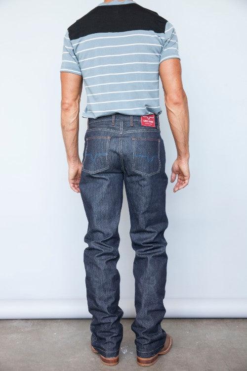 MENS KIMES JEANS - RAW DILLON BLUE