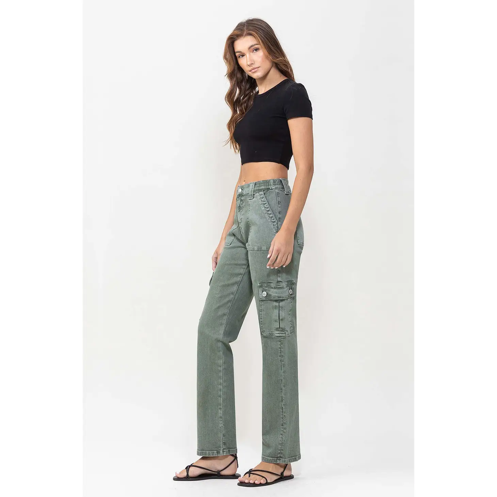 MID RISE STRAIGHT CARGO PANT