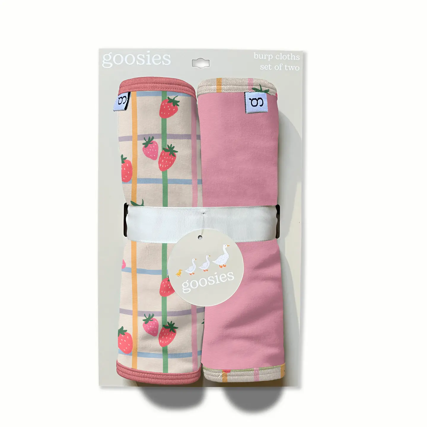 Burp Cloth Set - Berry Patch