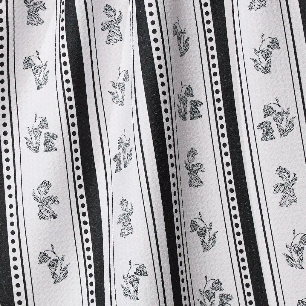 Bunny Dots Stripe Tea Towel