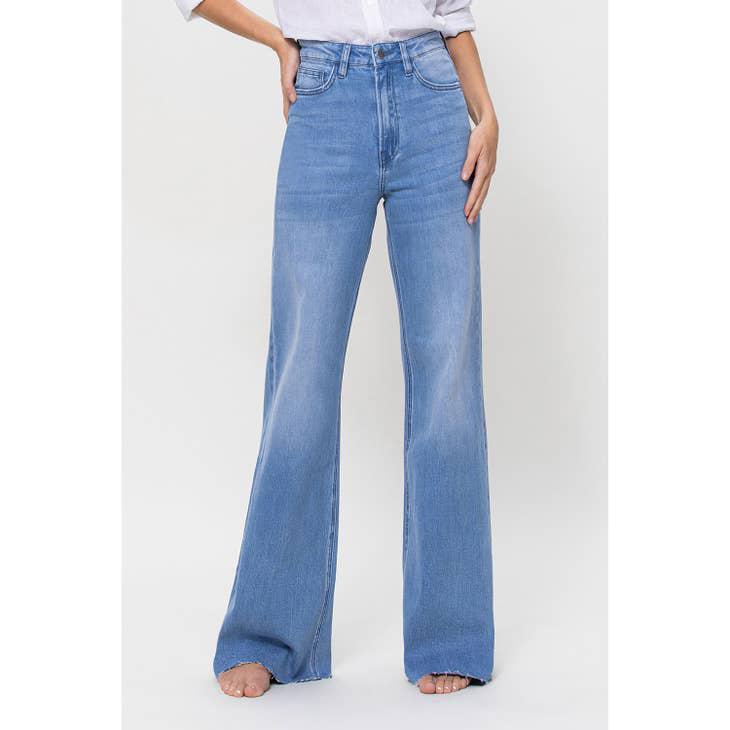 SUPER HIGH RISE WIDE LEG JEAN - WORK SONG