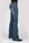 Stetson Women's Jean- 214 Trouser Fit Middle Seam Down Front - 11-054-0214-0813 BU