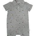 Mallard Ducks - Shortsleeved Polo Romper