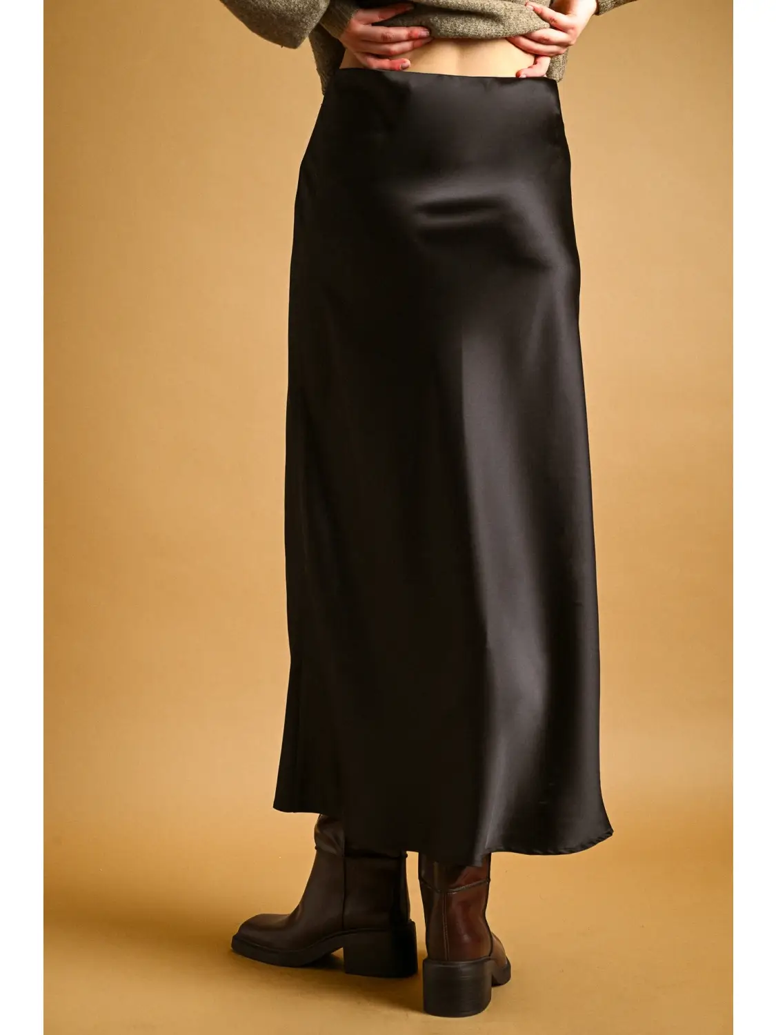 Satin Maxi Skirt