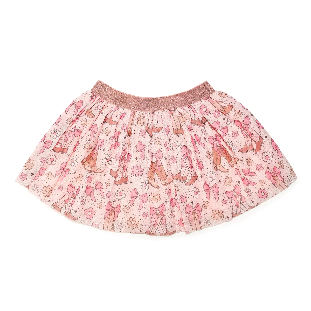 Coquette Cowgirl Tutu - Kids Dress Up Skirt