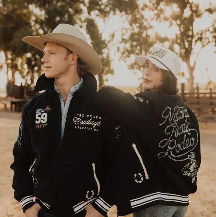 VINTAGE NFR CORDUROY BOMBER JACKET