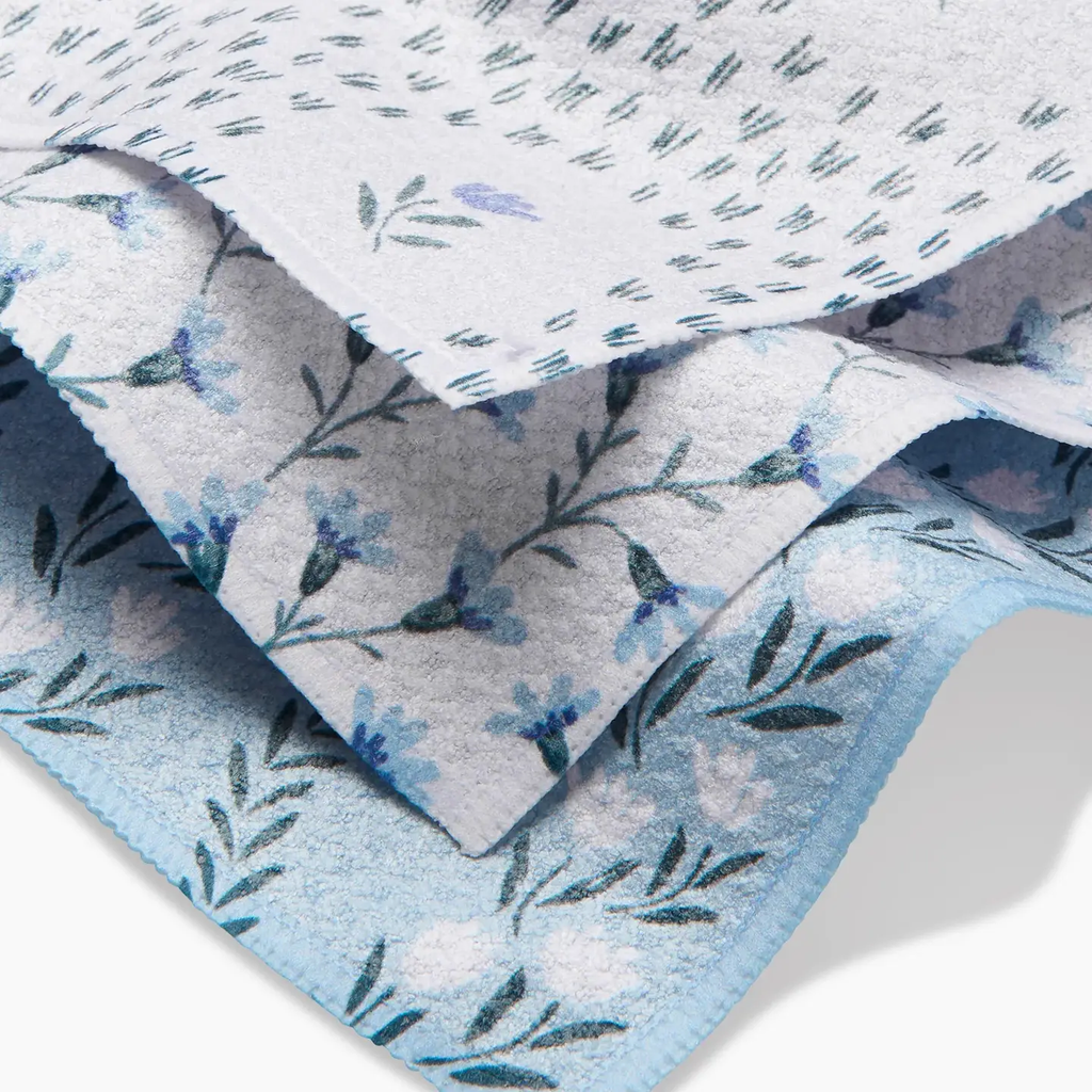 Trailing Farmhouse Florals Dishcloth Set