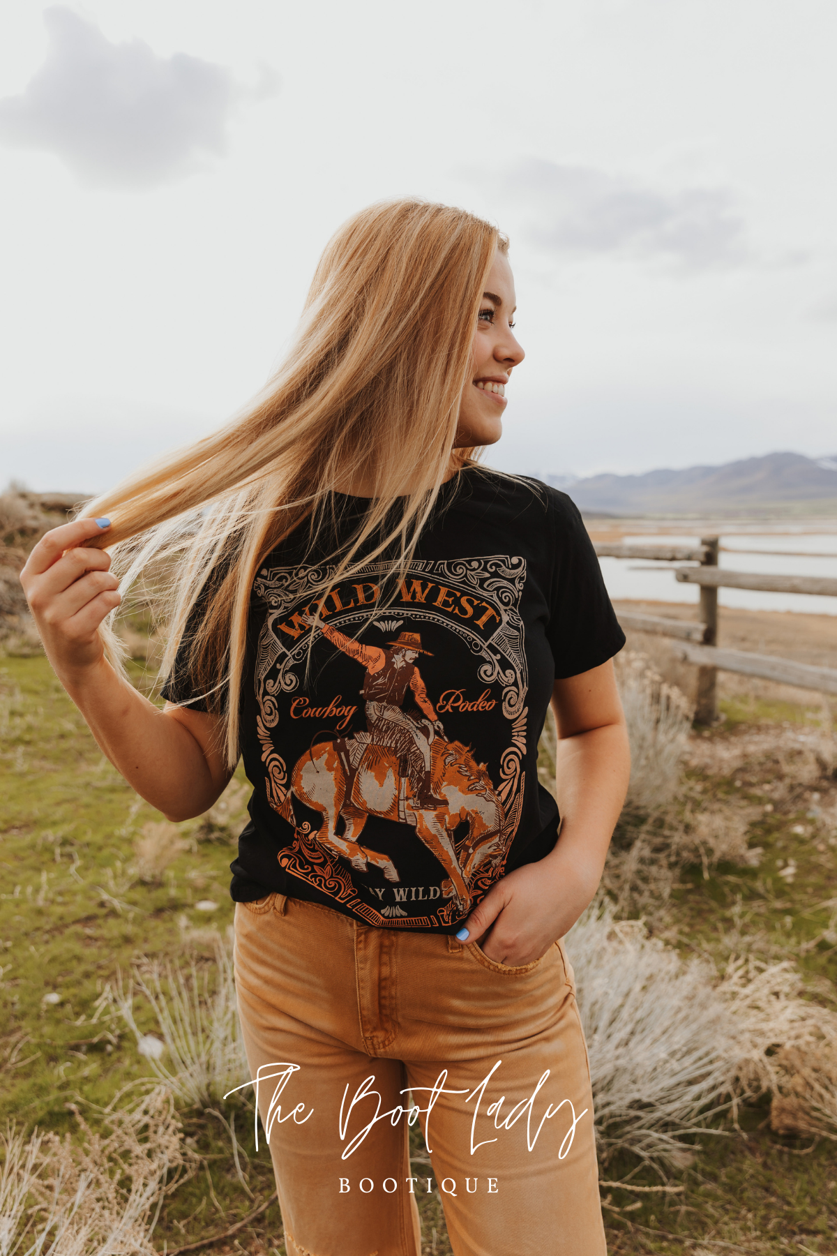 90'S VINTAGE CROP FLARE - KISS OF CALIFORNIA