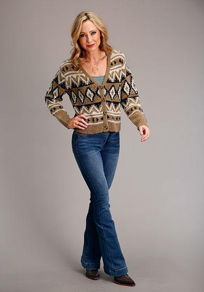 Women's Gold Sweater 11-027-0539-7040 YE