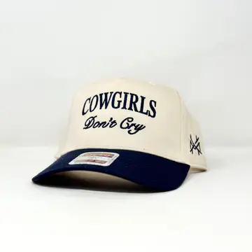 Cowgirls Don't Cry Trucker Hat - Navy/Natural Otto