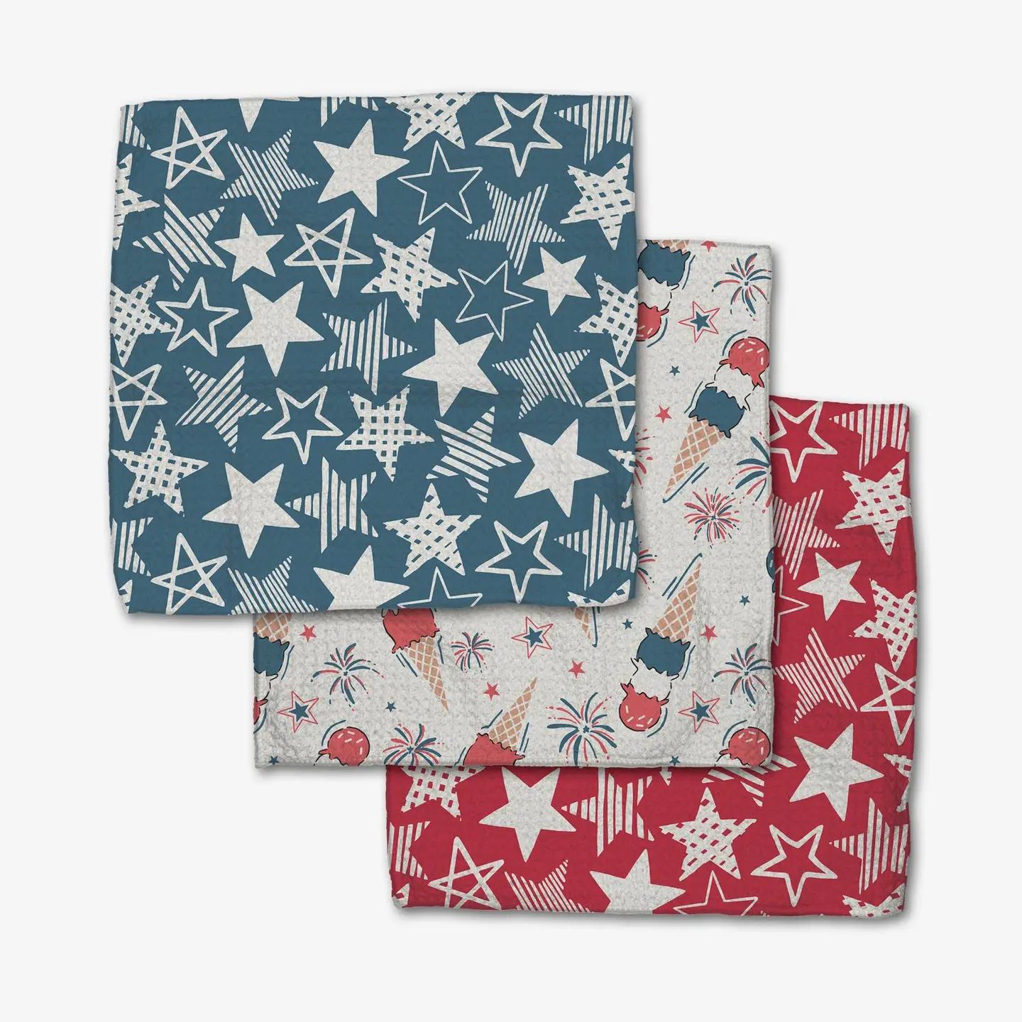 Stars in Your Eyes Dishcloth Set 3 Pack