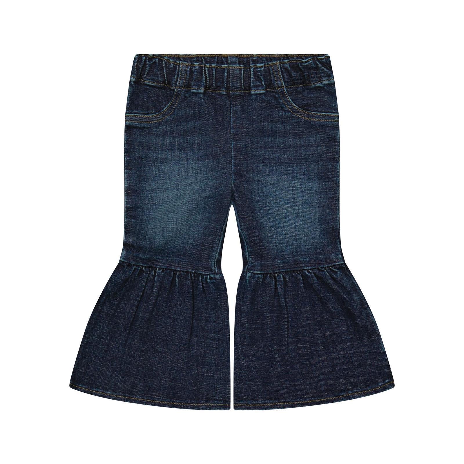 Wrangler® Baby Girls Pull Up Flare Jean - Izabella