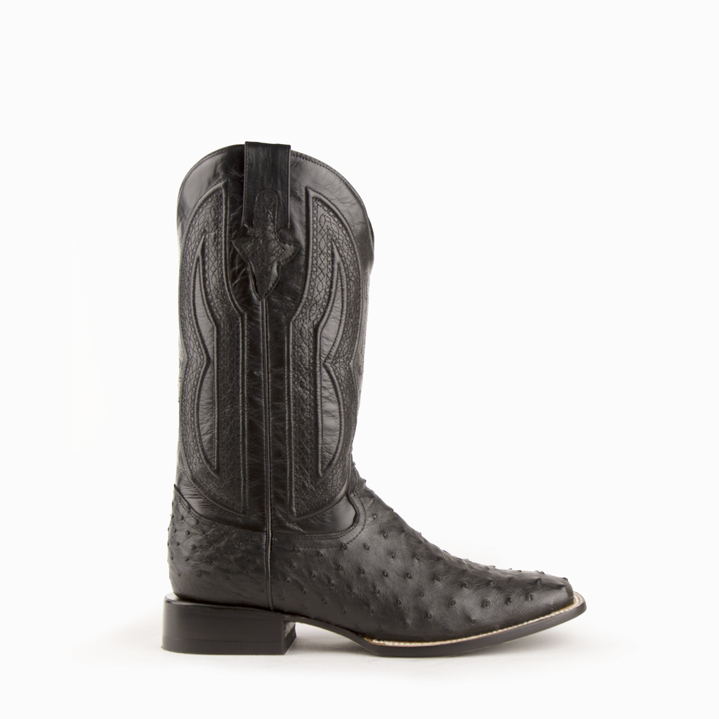 Men's Colt Ostrich S-Toe Black