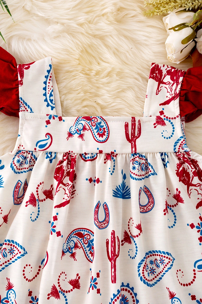 Paisley Printed Dress