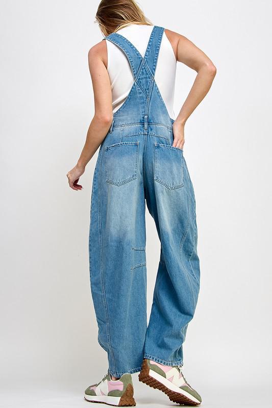 Barrel Pants Denim Overall