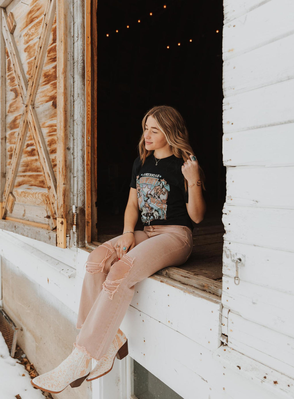 90S VINTAGE CROP FLARE - JULY SONG