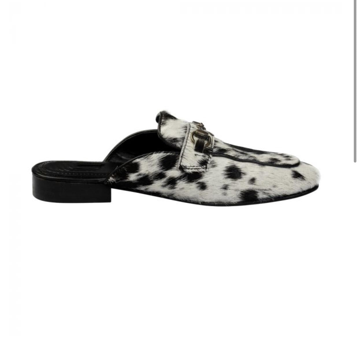 COWHIDE HORSEBIT MULES