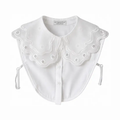 Daphne White Sheer Collar Dickey