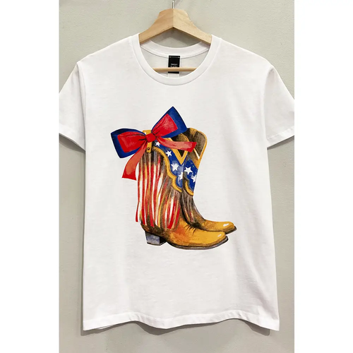 Americana Western Boots Tee