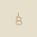 Made By Mary Initial B Charm - Gold