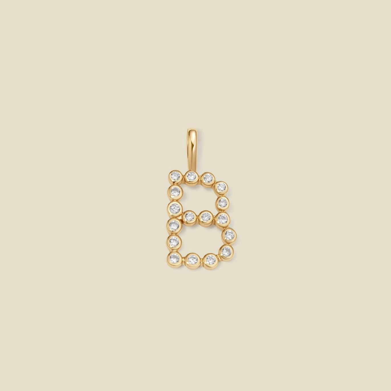 Made By Mary Initial B Charm - Gold