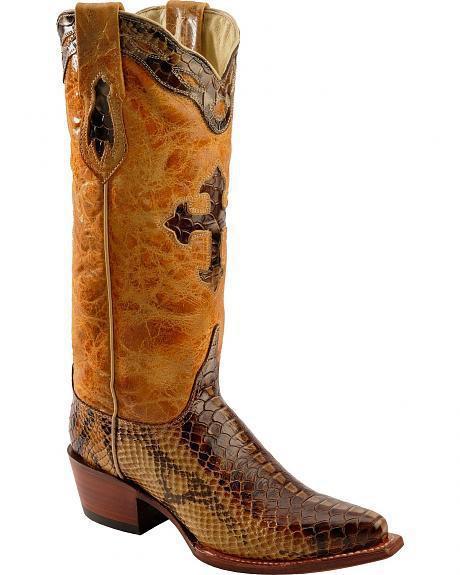FERRINI LADIES PRINT PYTHON CROSS