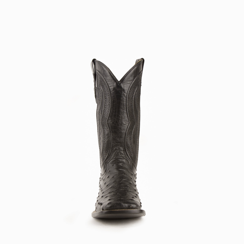 Men's Colt Ostrich S-Toe Black