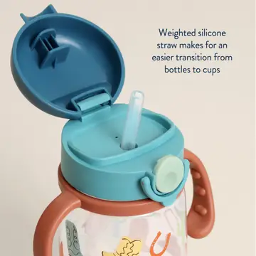 Itzy Sips™ - Straw Cup with Snap-Close Lid - GIDDY UP