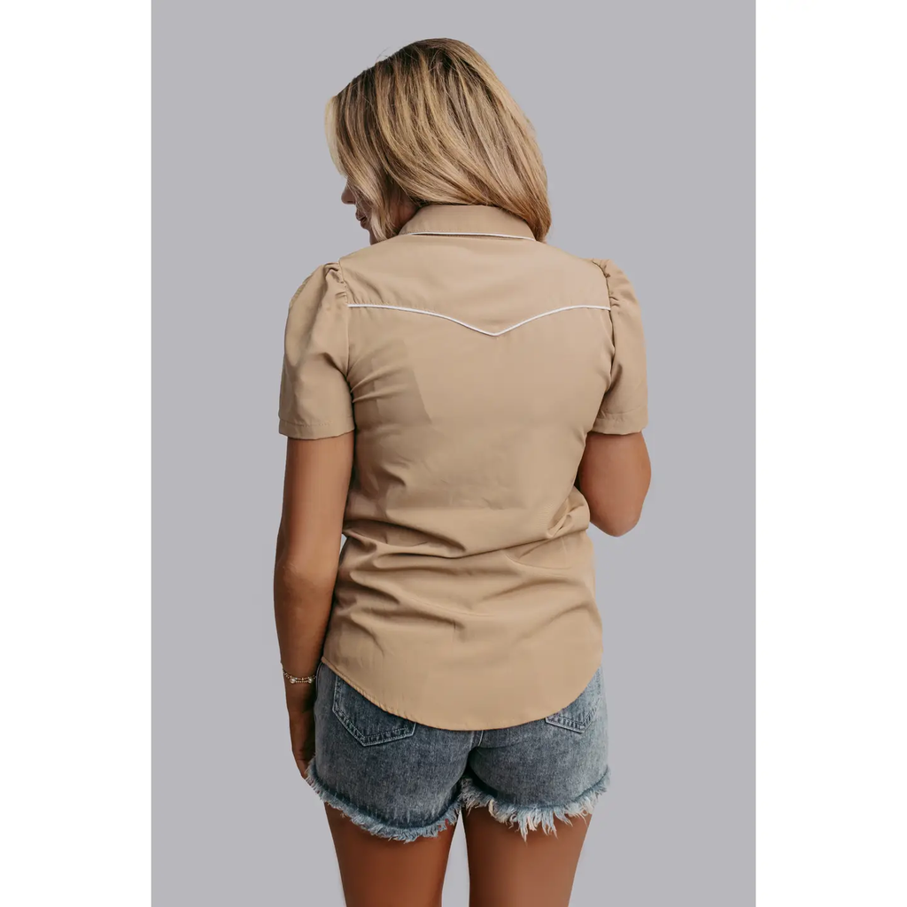 Button Down Shirt - Tan