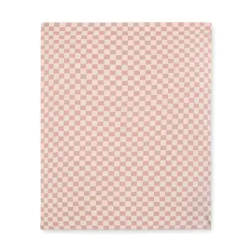 Checkered - Terry Knit Sweater Knit Baby Blankets (Organic)