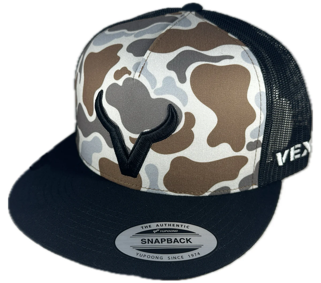 Vexil Brand - Black Icon - Black/Light Retro Camo/ Black Mesh