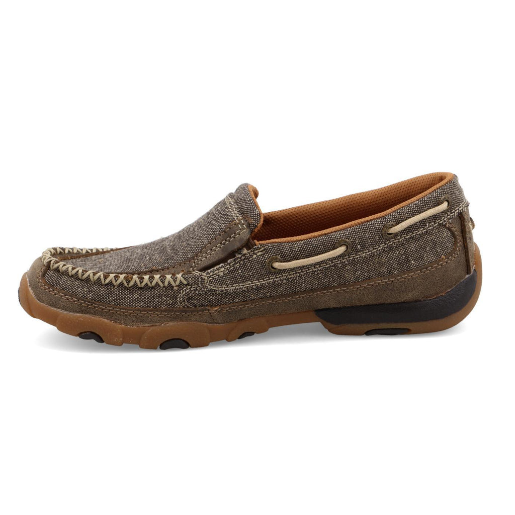 WOMEN SLIP ON DRIVING MOCCASINS - DUST WDMS009