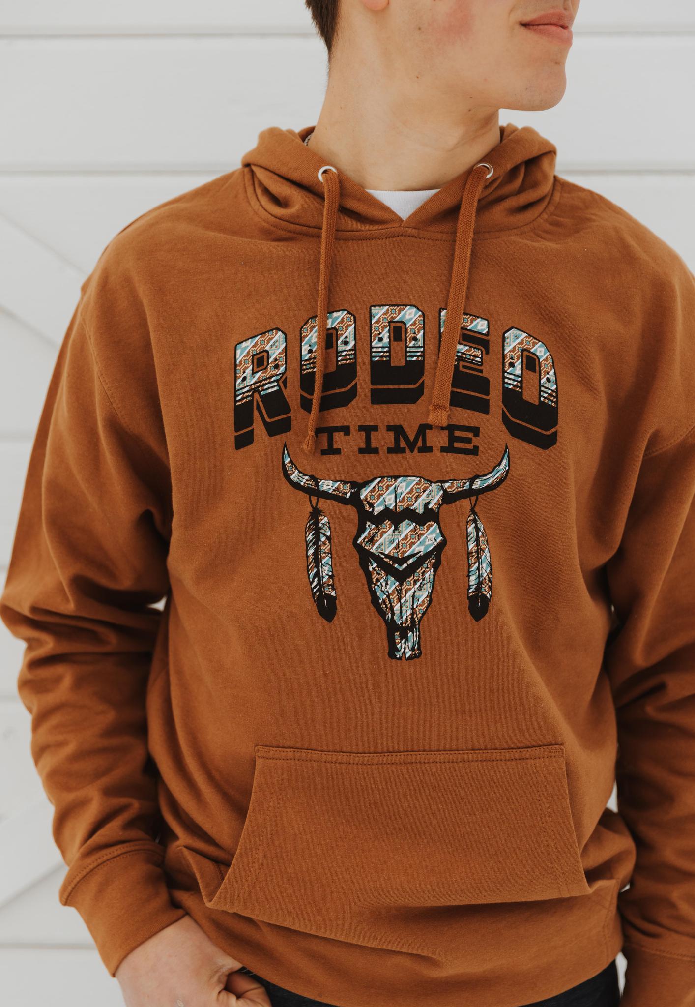 RODEO TIME TRIBAL HOODIE
