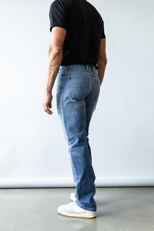MENS KIMES JEANS - JAMES MID WASH