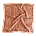Western Harvest in Dusty Rose Silk Cowgirl Wild Rag Scarf