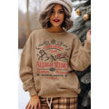Sleigh Rides Mineral Graphic Sweatshirt - Mineral Taupe