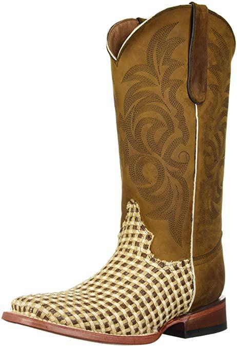 Ladies Basket Weave Brown  S-Toe