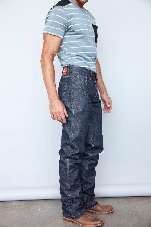 MENS KIMES JEANS - RAW DILLON BLUE