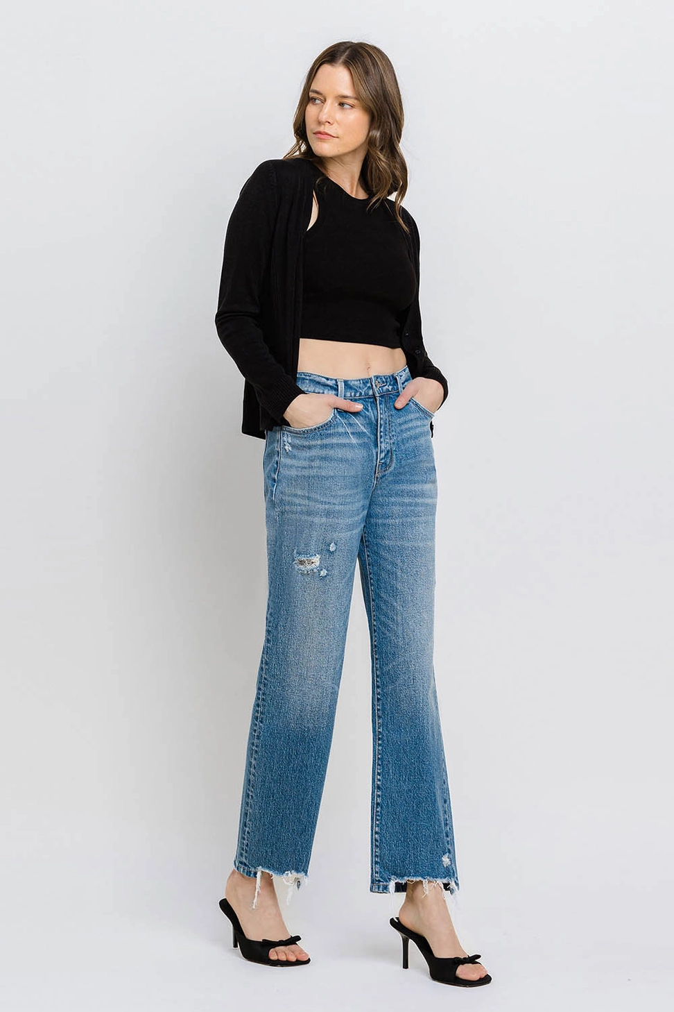 HIGH RISE DAD JEANS - RIVER WELLAND