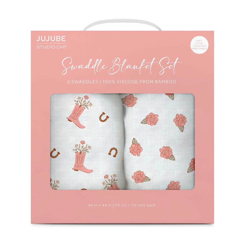 Swaddle Blanket Set Bloomin' Boot