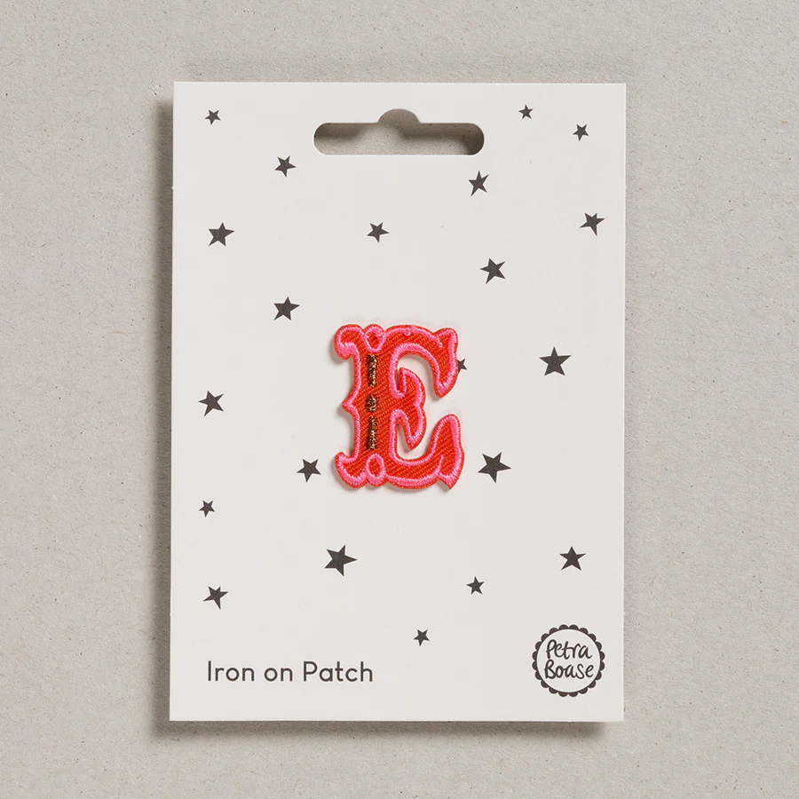Letter E Patch Circus Font