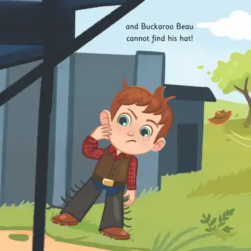 Buckaroo Beau Loses His Hat