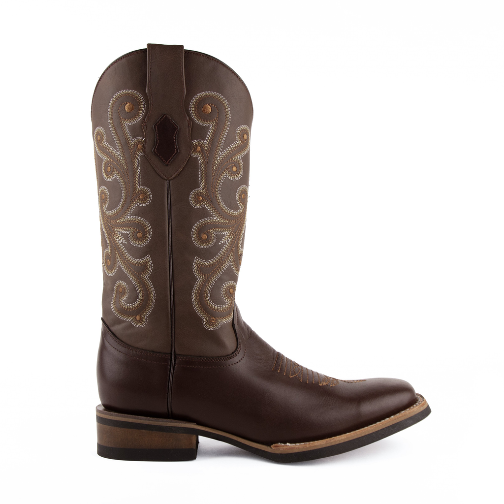 Men's French Calf Chocolate S-Toe
