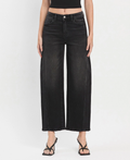 Super High Rise Panel Barrel Jeans - Instant
