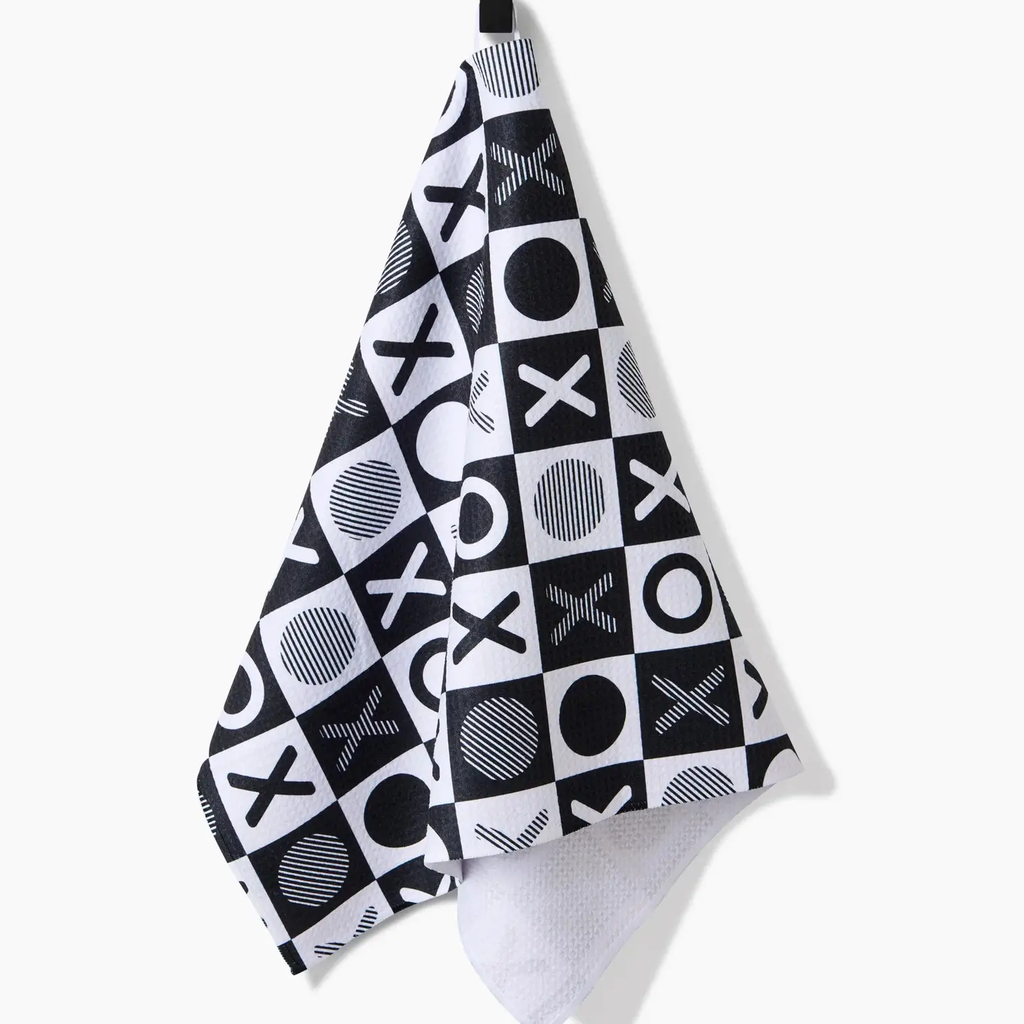 Checkered Xoxo Tea Towel