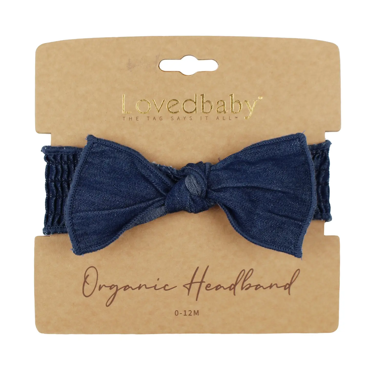 True Blue | Denim Smocked Headband
