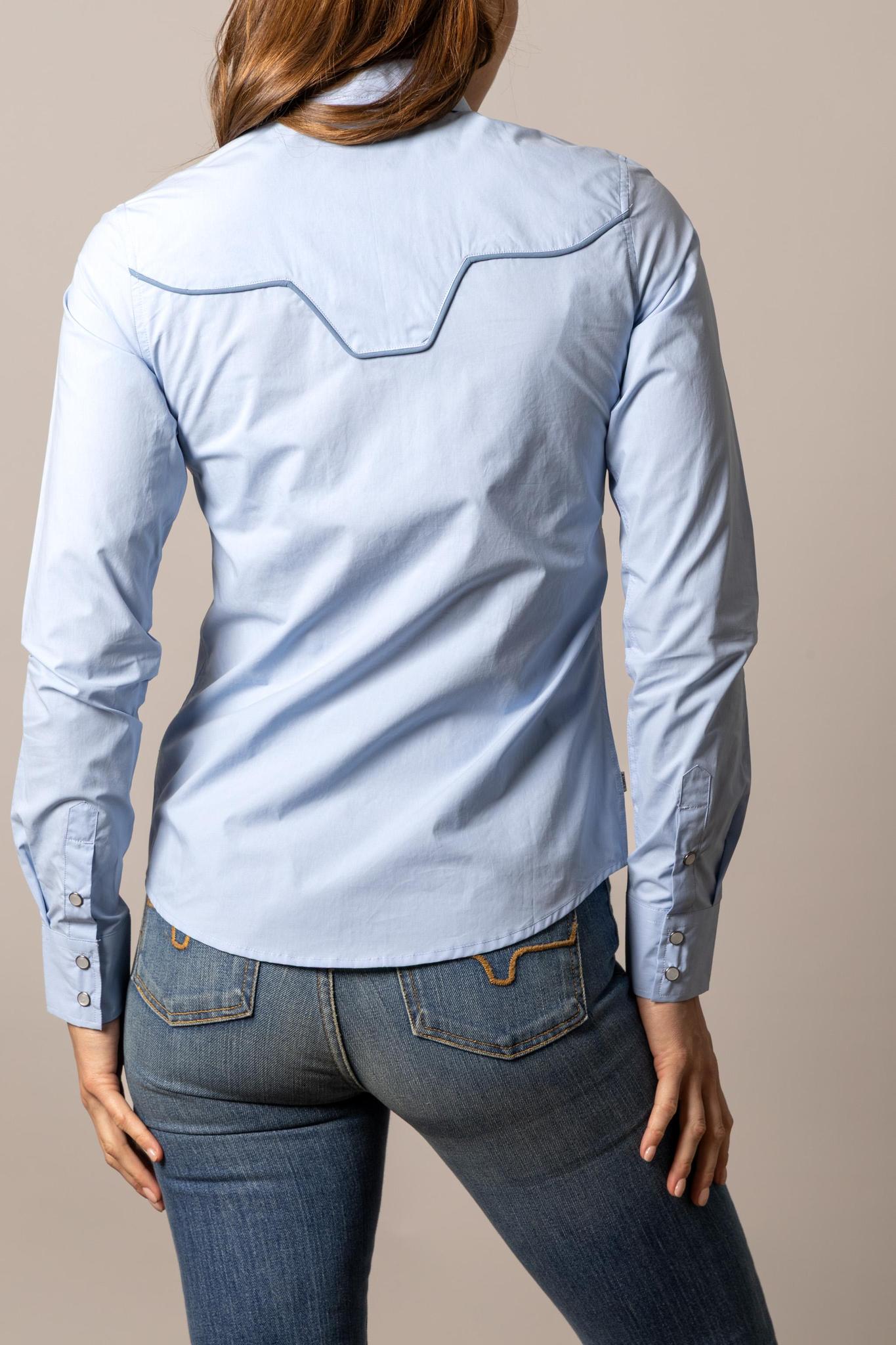 LOGO HORN LONG SLEEVE - LIGHT BLUE